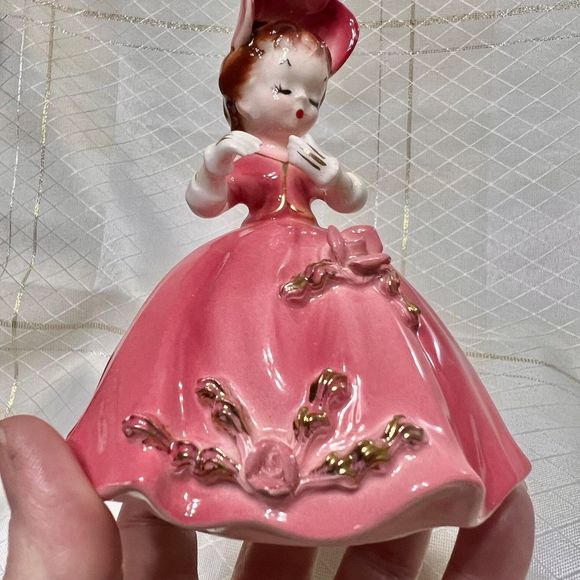 Vintage Arnart Cherchez La Femme 7616 Figurine, Vintage 1950s Ceramic Figurine - Picture 6 of 10